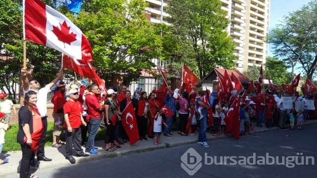 Kanadalı Türklerden protesto
