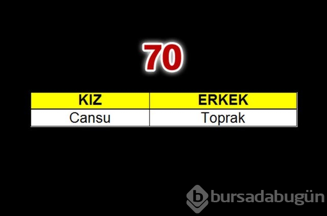 Geçen yılın bebeklerine en çok verilen isimler