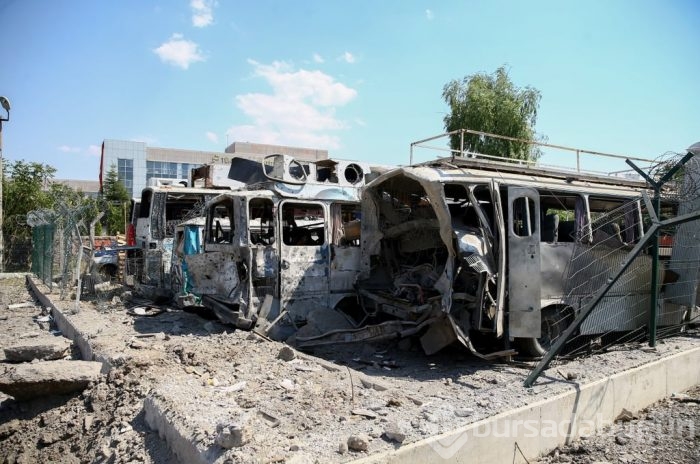 Jetler doğalgaz istasyonunu hedef almış!