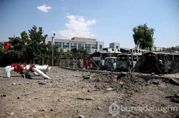 Jetler doğalgaz istasyonunu hedef almış!