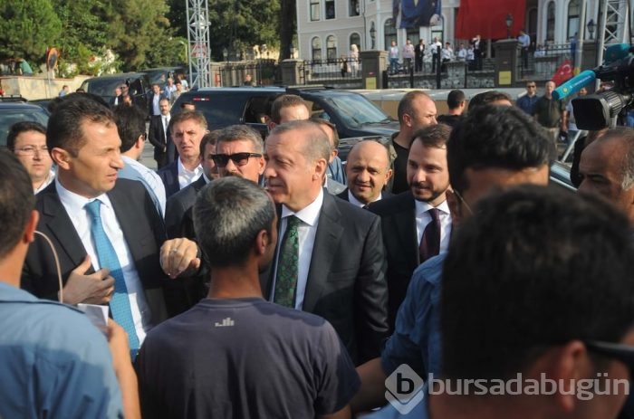 Erdoğan'a sevgi gösterisi
