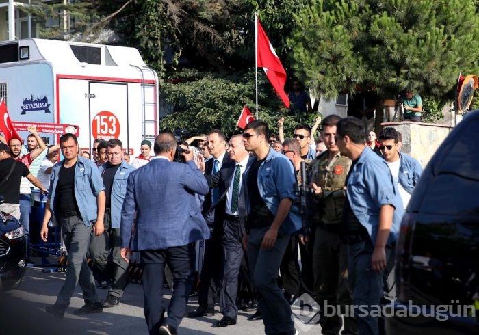 Erdoğan'a sevgi gösterisi