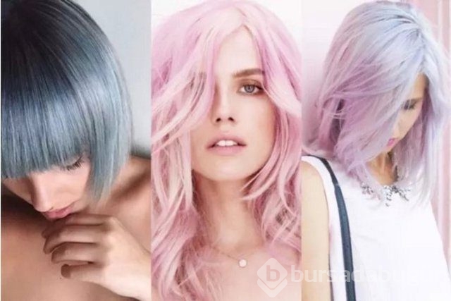 Yazın saç trendi "Pastel saçlar"