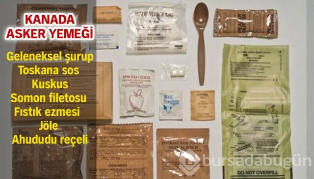 Dünya askerlerinin yemekleri