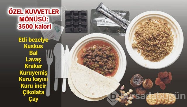 Dünya askerlerinin yemekleri