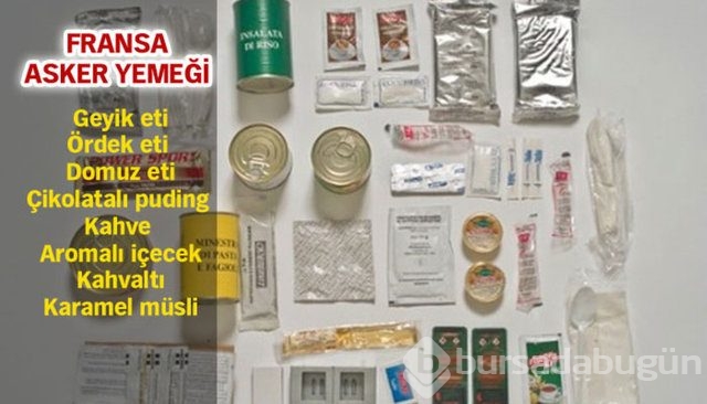 Dünya askerlerinin yemekleri