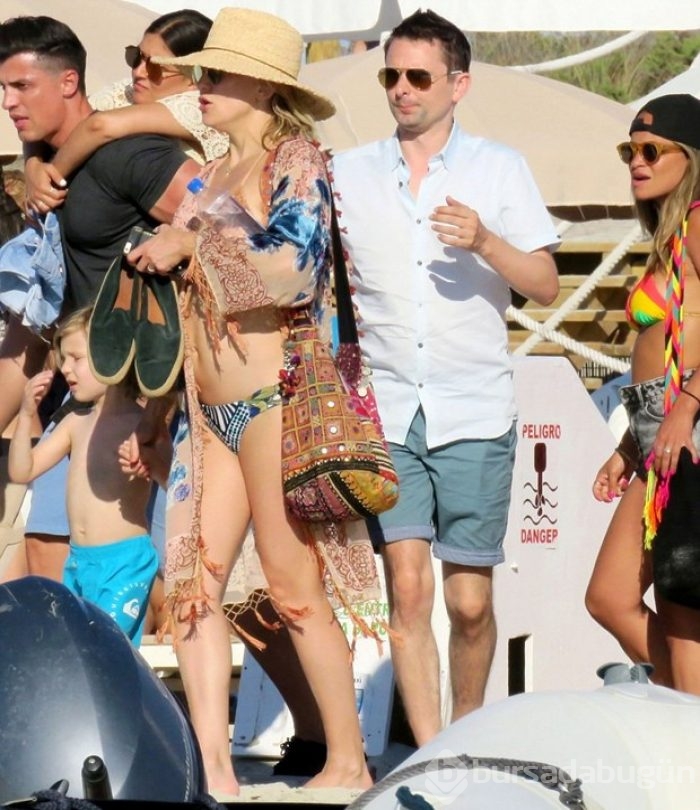 Kate Hudson eski nişanlısı ile tatilde