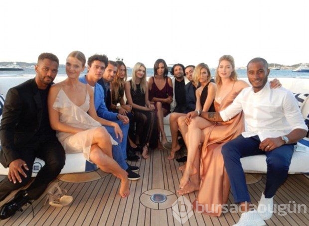 Podyumların kraliçeleri Dicaprio'nun vakıf gecesinde!