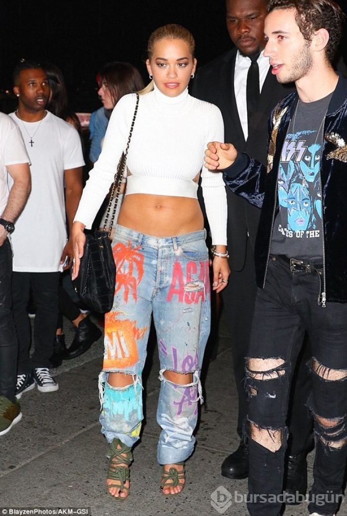 Rita Ora'dan grafiti modası