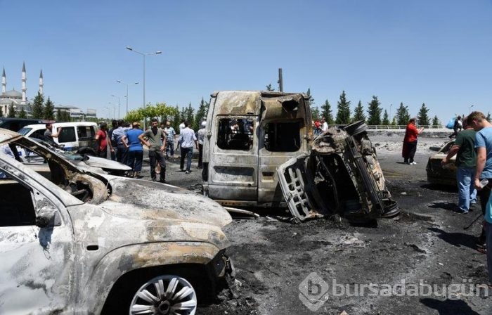 Cumhurbaşkanlığı Külliyesi'nde büyük hasar