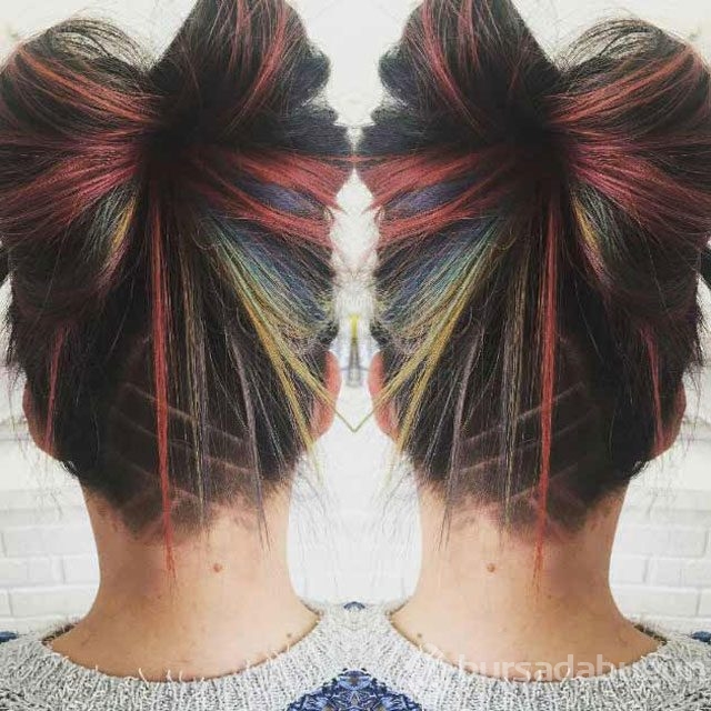 Hanımlar için 'undercut' kesimi modelleri