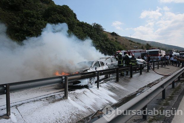 TEM'de zincirleme kaza
