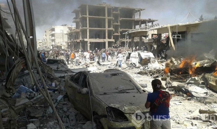 Kamışlı'da bomba yüklü araç patlatıldı!