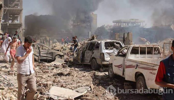 Kamışlı'da bomba yüklü araç patlatıldı!