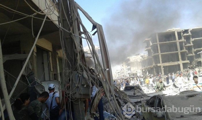 Kamışlı'da bomba yüklü araç patlatıldı!