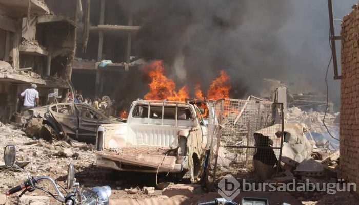 Kamışlı'da bomba yüklü araç patlatıldı!