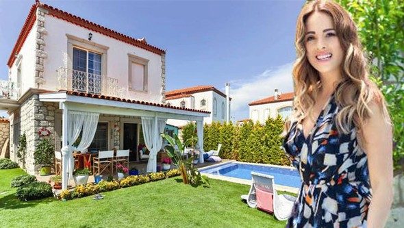 Tatillerini bu villada geçiriyorlar