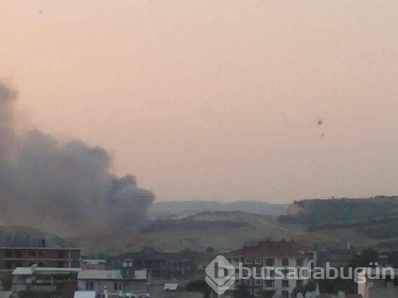 Bursa'da yangın paniği!
