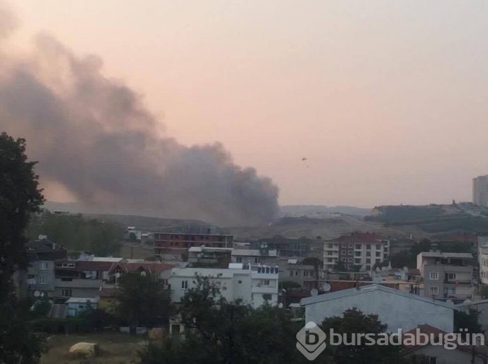 Bursa'da yangın paniği!