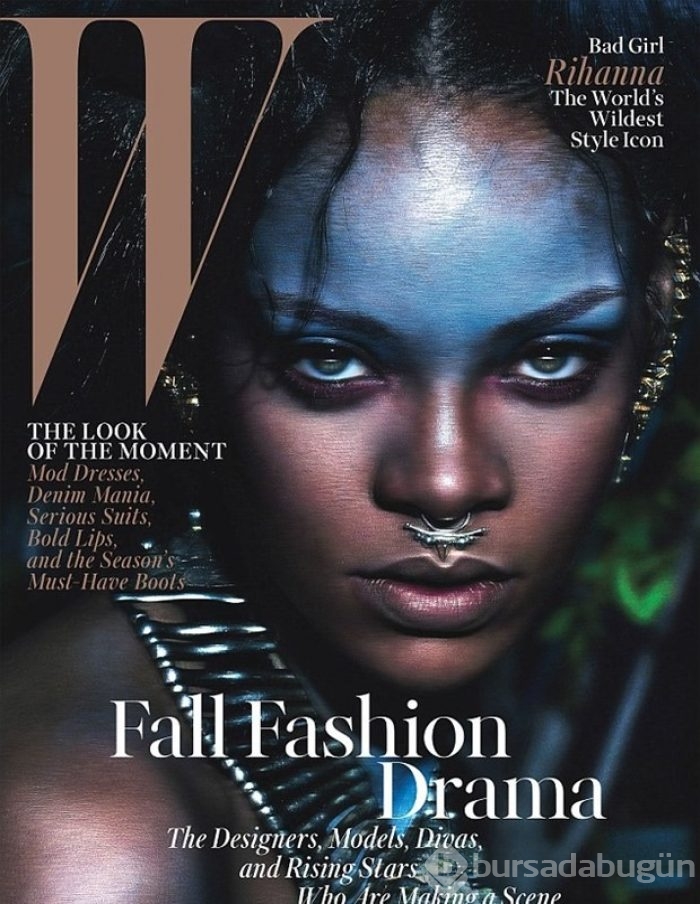 Rihanna objektif karşısına geçti