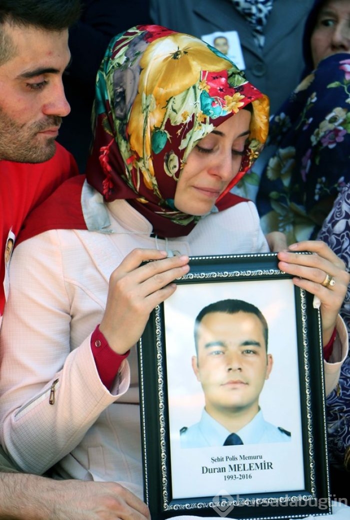 Şehit polis memuru son yolculuğuna uğurlandı