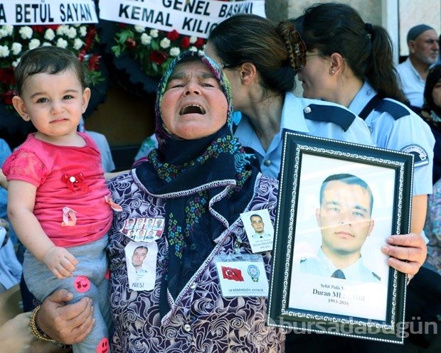 Şehit polis memuru son yolculuğuna uğurlandı