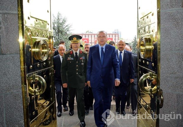 Cumhurbaşkanı, Genelkurmay Karargahı'nda