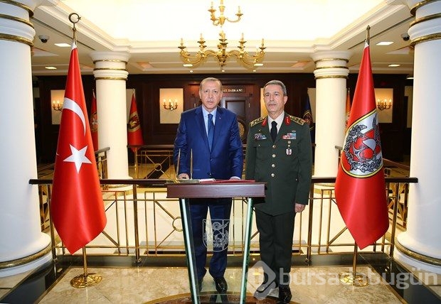 Cumhurbaşkanı, Genelkurmay Karargahı'nda