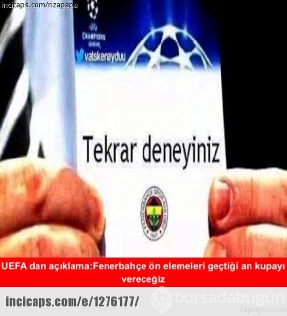 Fenerbahçe yenilgisinin ardından yapılan capsler