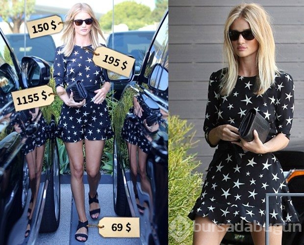 Rosie Huntington-Whiteley'nin sade şıklığı