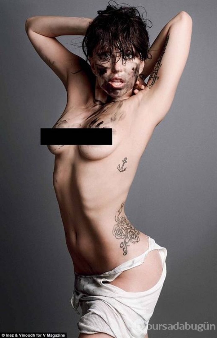 Lady Gaga yine olay oldu