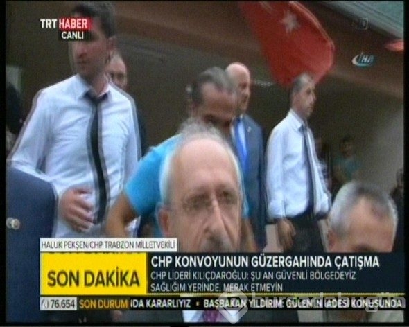 Kılıçdaroğlu'nun konvoyuna ateş açıldı çatışma çıktı
