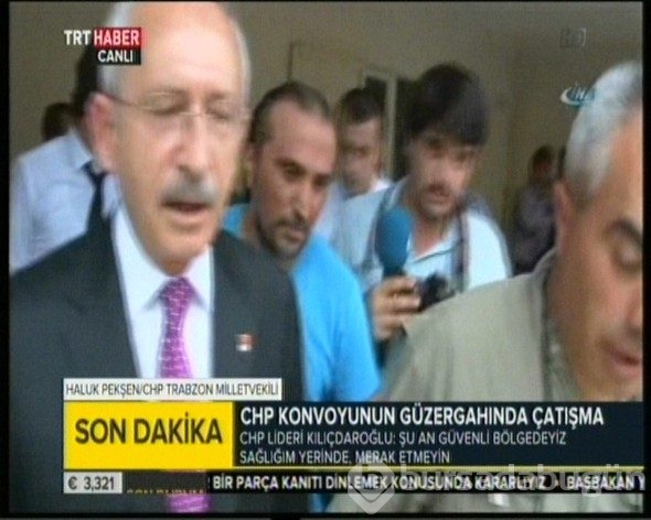 Kılıçdaroğlu'nun konvoyuna ateş açıldı çatışma çıktı