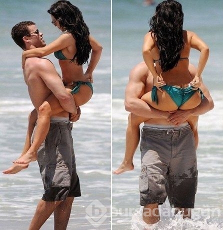 Kim Kardashian'ın plaj stili!