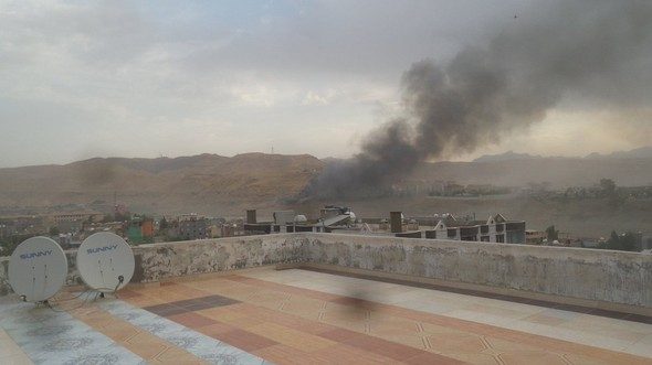 Cizre'de Emniyet Müdürlüğü'ne bombalı saldırı
