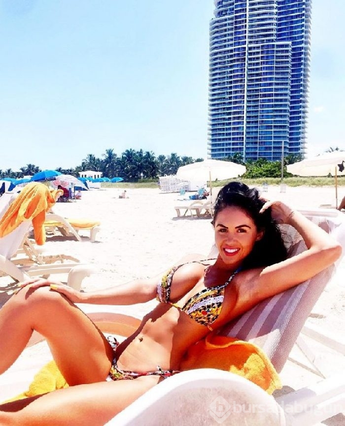 Sık sık Miami'de geçirdiği anları Instagram hesabından paylaşan Karin Chiche...