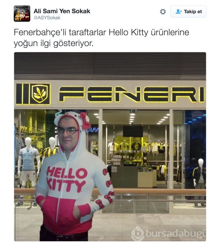 Fenerbahçe'nin Hello Kitty ile anlaşması sosyal medyayı salladı!