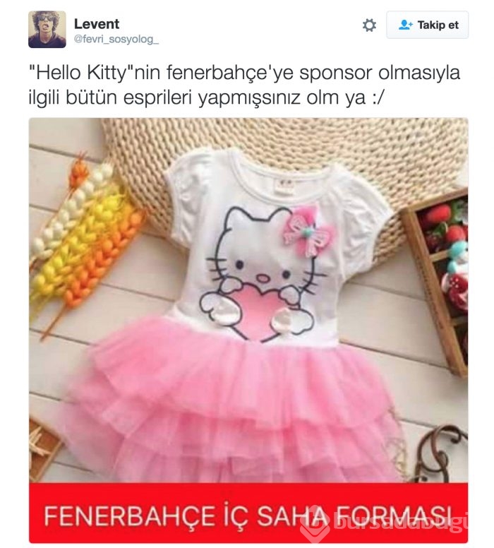 Fenerbahçe'nin Hello Kitty ile anlaşması sosyal medyayı salladı!