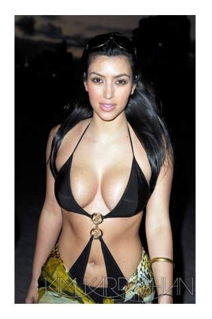 Kim Kardashian'dan yeni stil!