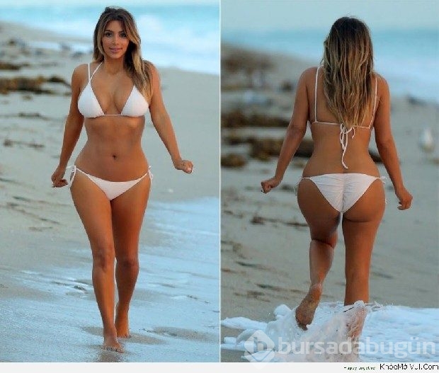 Kim Kardashian'dan yeni stil!