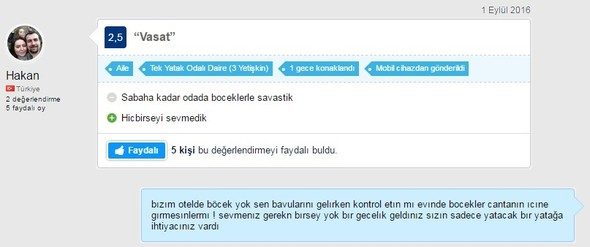 Marmaris'teki otelden müşterilere ilginç yanıtlar
