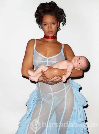 Rihanna'dan bebek provası