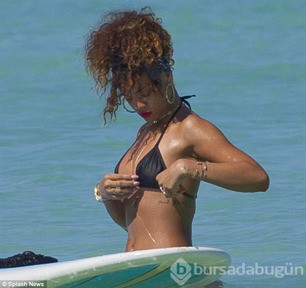 Rihanna'dan bebek provası
