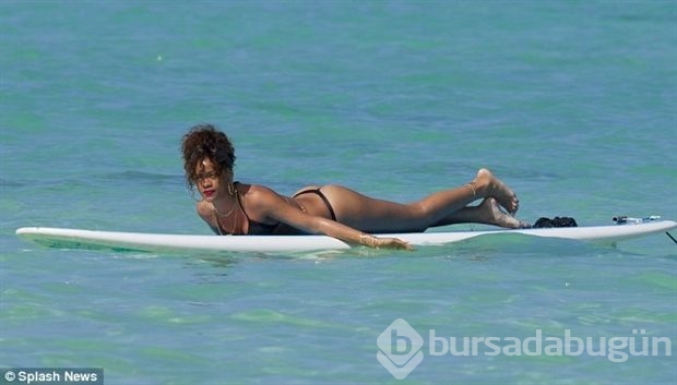 Rihanna'dan bebek provası