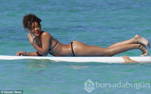 Rihanna'dan bebek provası