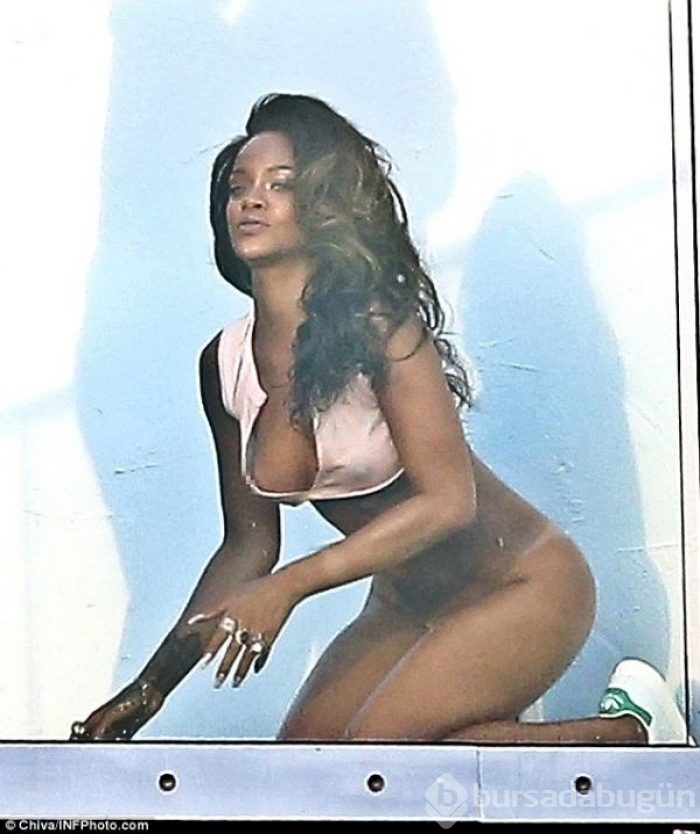 Rihanna'dan bebek provası