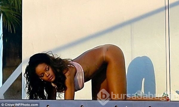Rihanna'dan bebek provası