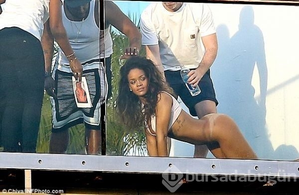 Rihanna'dan bebek provası