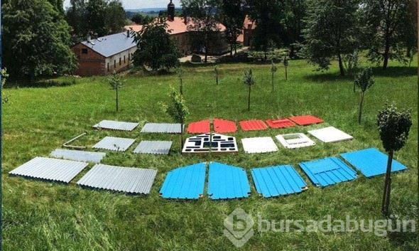 Sadece 3 bin 500 TL'ye ev yaptı!