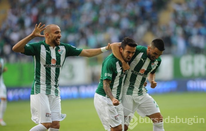 Bursaspor - Kasımpaşa maçından kareler